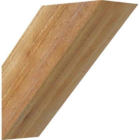 Ekena Millwork 4"W x 10"D x 10"H Traditional Rough Sawn Knee Brace, Western Red Cedar BRC04X10X10TRA00RWR